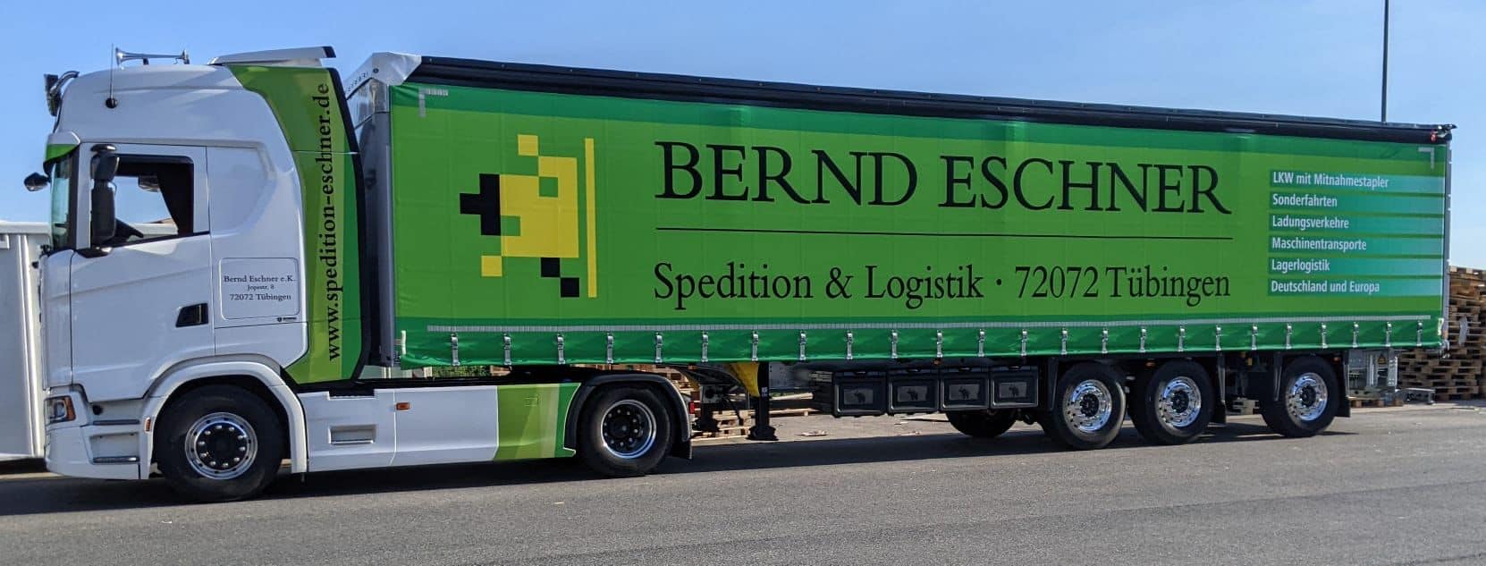 LKW der Spedition Eschner, Tübingen